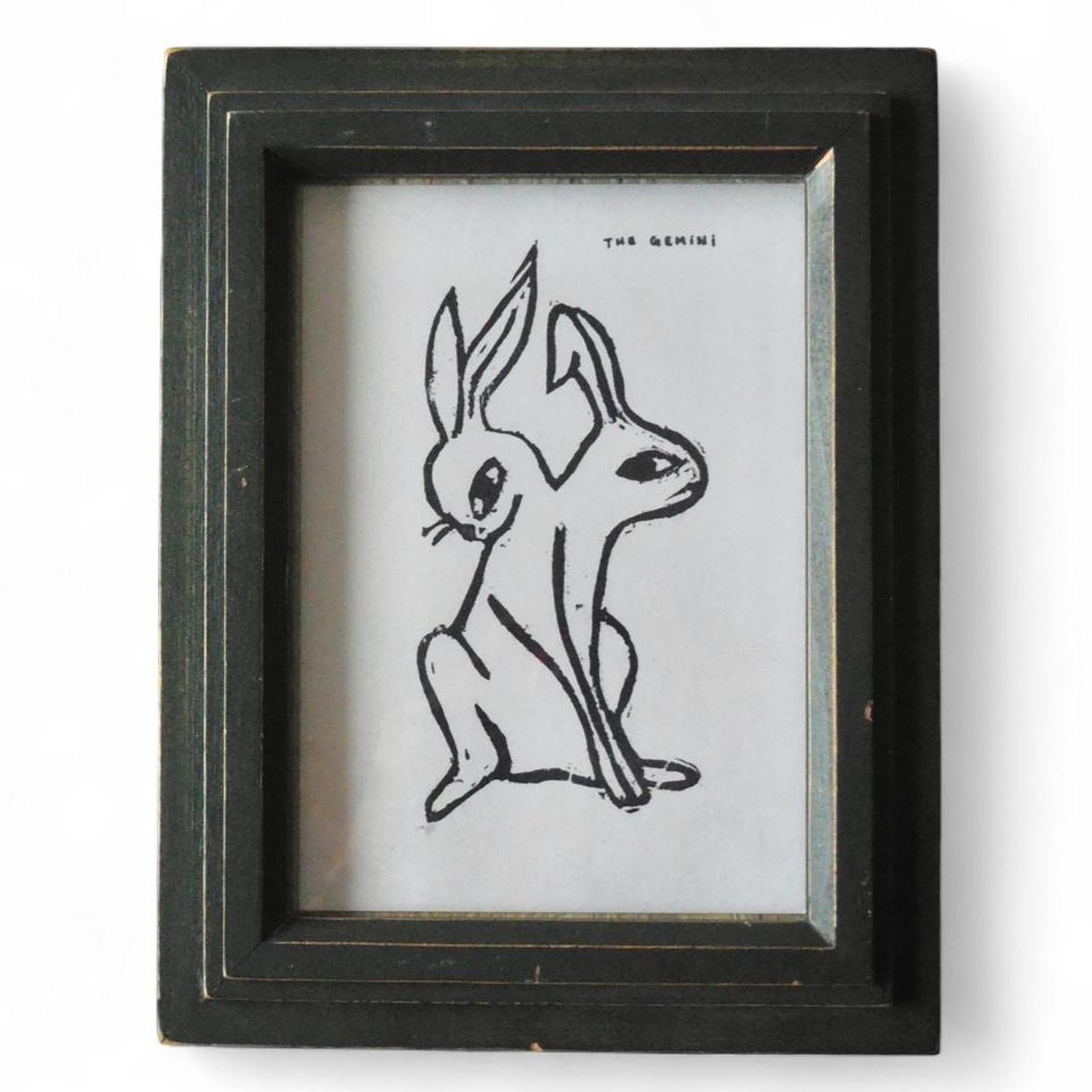 "the gemini" 6.5 x 4.5 print