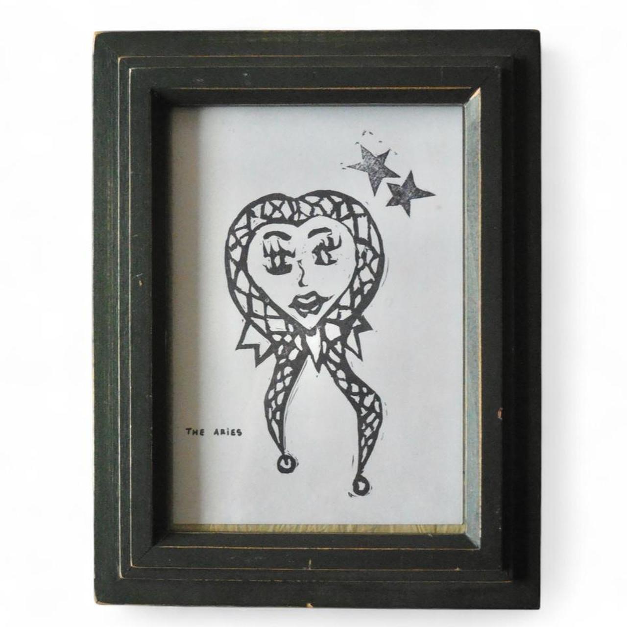 "the aries" 6.5 x 4.5 print