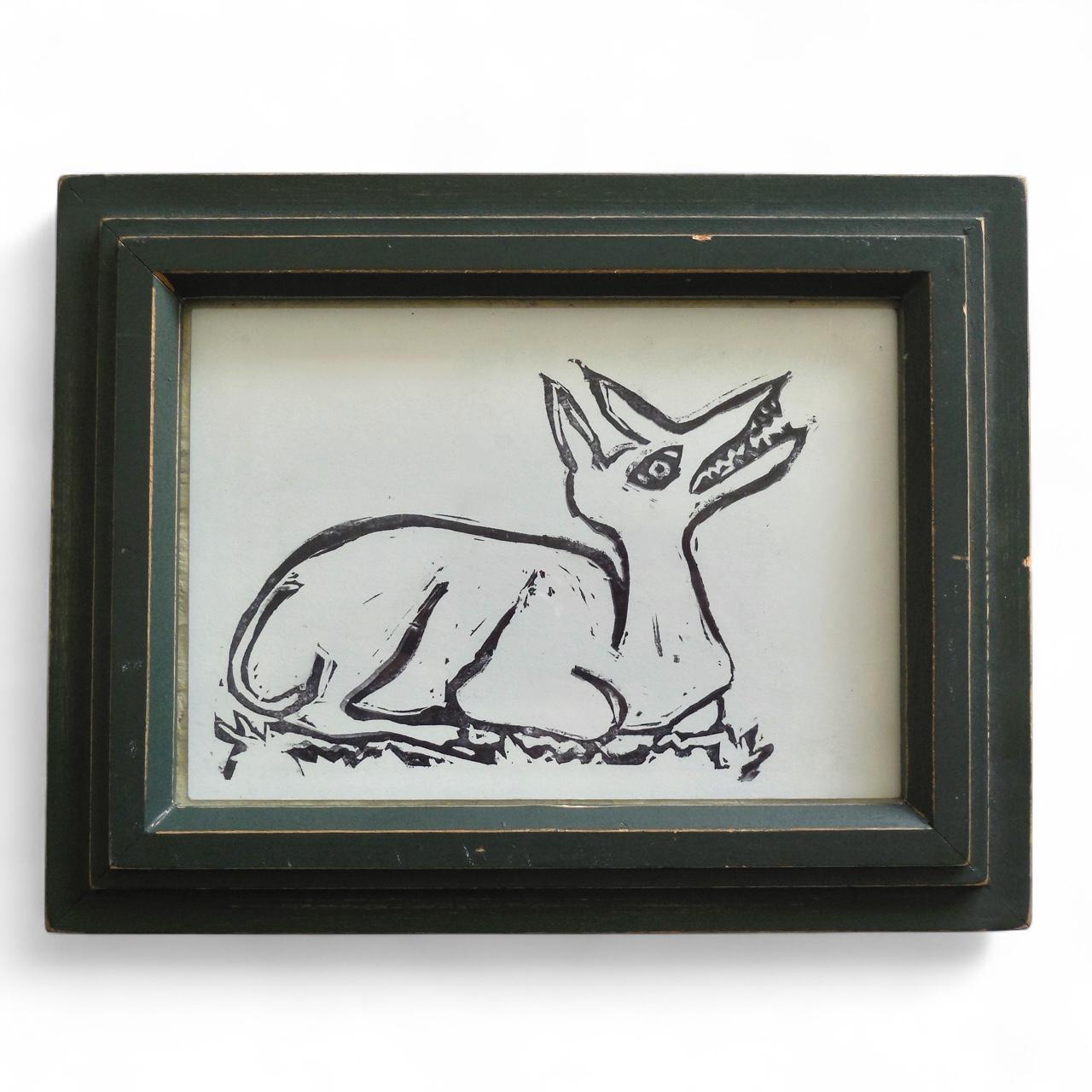 "LOUD BARK" 6.5 x 4.5 print